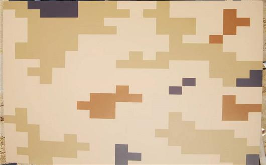 昆玉荒漠迷彩漆喷涂